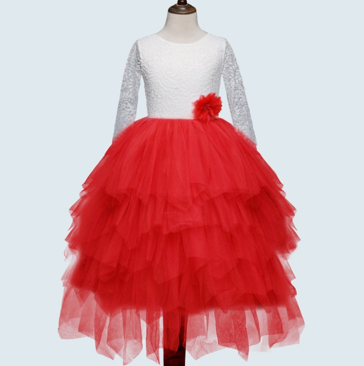 Girls Lace Princess Dress