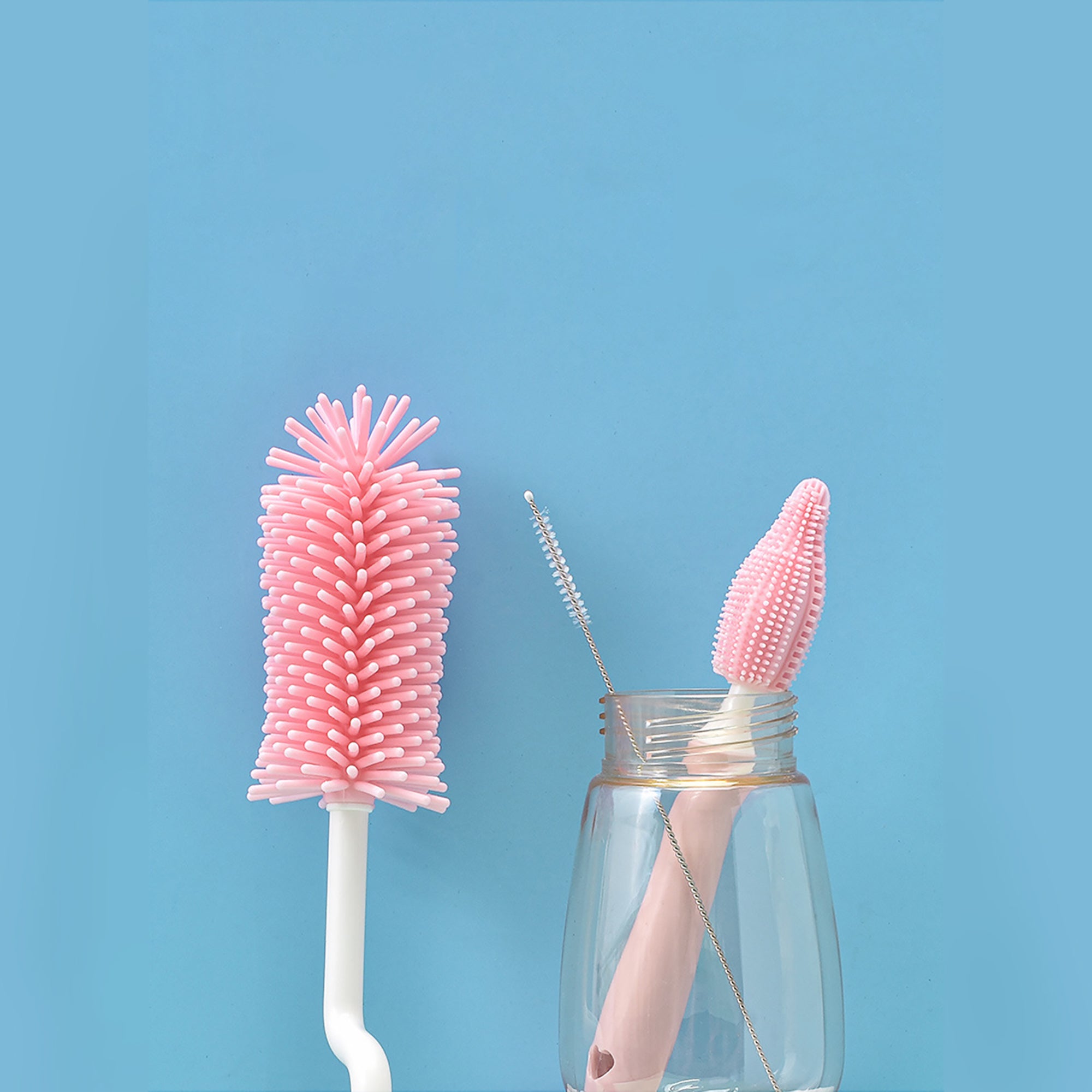 Silicone Baby Bottle Cleaning Brush