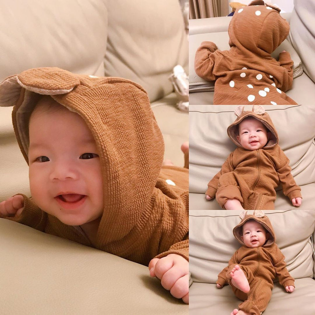 Long-Sleeve Baby Romper