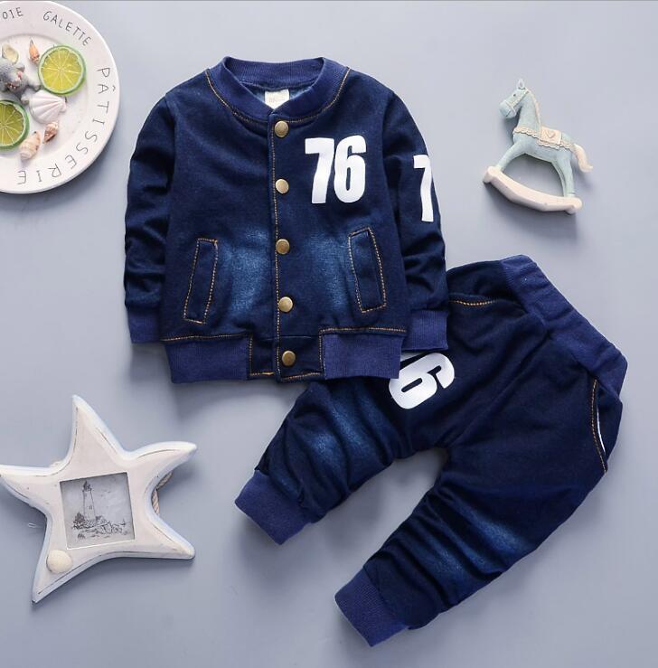 Boys Denim Casual Set