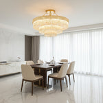 Extra Large Luxury Crystal Chandelier – Three-Tier Design