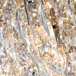 Luxury Tiered Crystal Flush Mount Chandelier