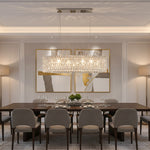 Oval Crystal Chandelier – Modern Elegance