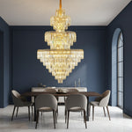 3 Layers Extra Large D78.7"*H137.8"/ 85 Lights Living Room Chandelier Magnificent Luxury Foyer Entryway Hotel Lobby Hallway Crystal Light Fixture