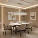 Rectangular Crystal Chandelier – Modern Luxury