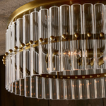 Molly Crystal Round Flush Mount