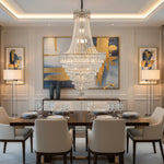 Luxury Modern Multi-Tiered Crystal Chandelier