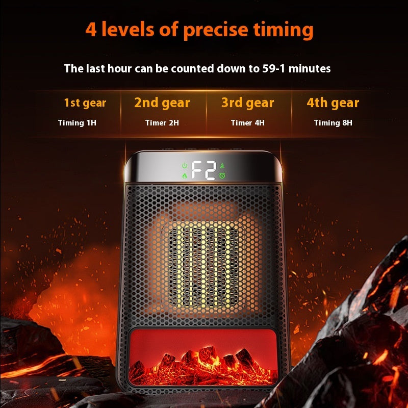 1500W 3D Flame PTC Fan Heater