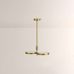 Amos Dual Shallow Drums Chandelier