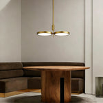 Amos Dual Shallow Drums Chandelier