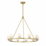 Aragon 12 Light Chandelier Alabaster