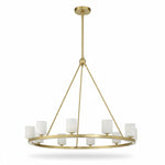 Aragon 12 Light Chandelier Alabaster