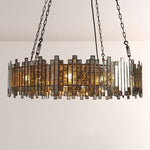 Lailan Antique Glass Lailar Round Chandelier