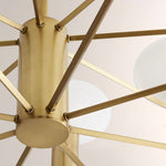 Broad Two-Layer Round Chandelier