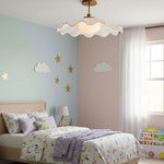 Kids Flush Mount Ceiling Light – Soft Fabric Room Lighting
