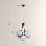 Mick Round Globe Chandelier