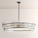 Mallory Crystal Round Chandelier Bronze / 48"