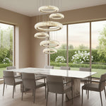 Modern Round Crystal Chandelier
