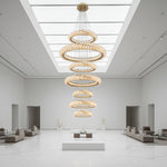 Modern Round Crystal Chandelier
