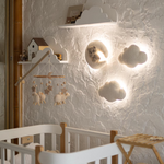Kids Wall Light Set – Teddy & Moon Nursery Lighting