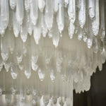 Selenite Crystal  Rectangular Chandelier